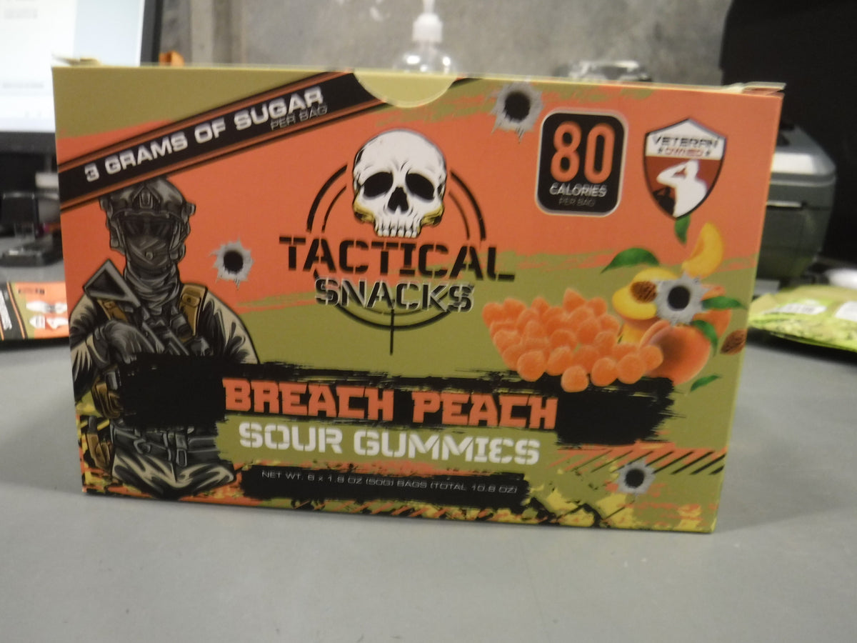 Tactical Snacks Breach Peach Gummy Candy