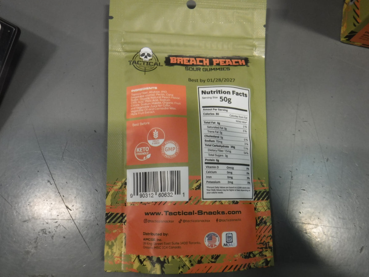 Tactical Snacks Peach+Apple Bundle Pack