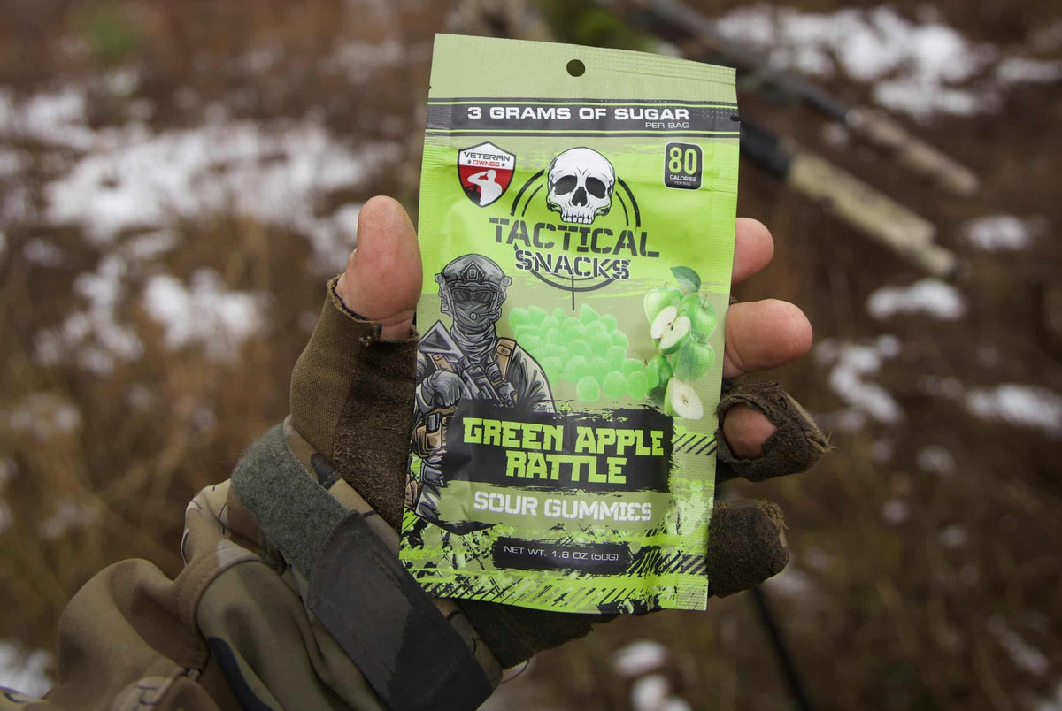 Tactical Snacks Green Apple Rattle Gummy Candy (No Box)
