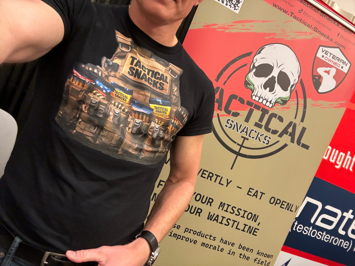Tactical Snacks Chest Rig Tee - Black