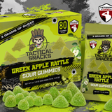 Tactical Snacks Green Apple Rattle Gummy Candy