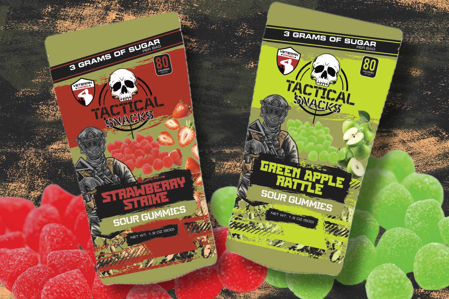 Tactical Snacks Strawberry+Apple Bundle Pack