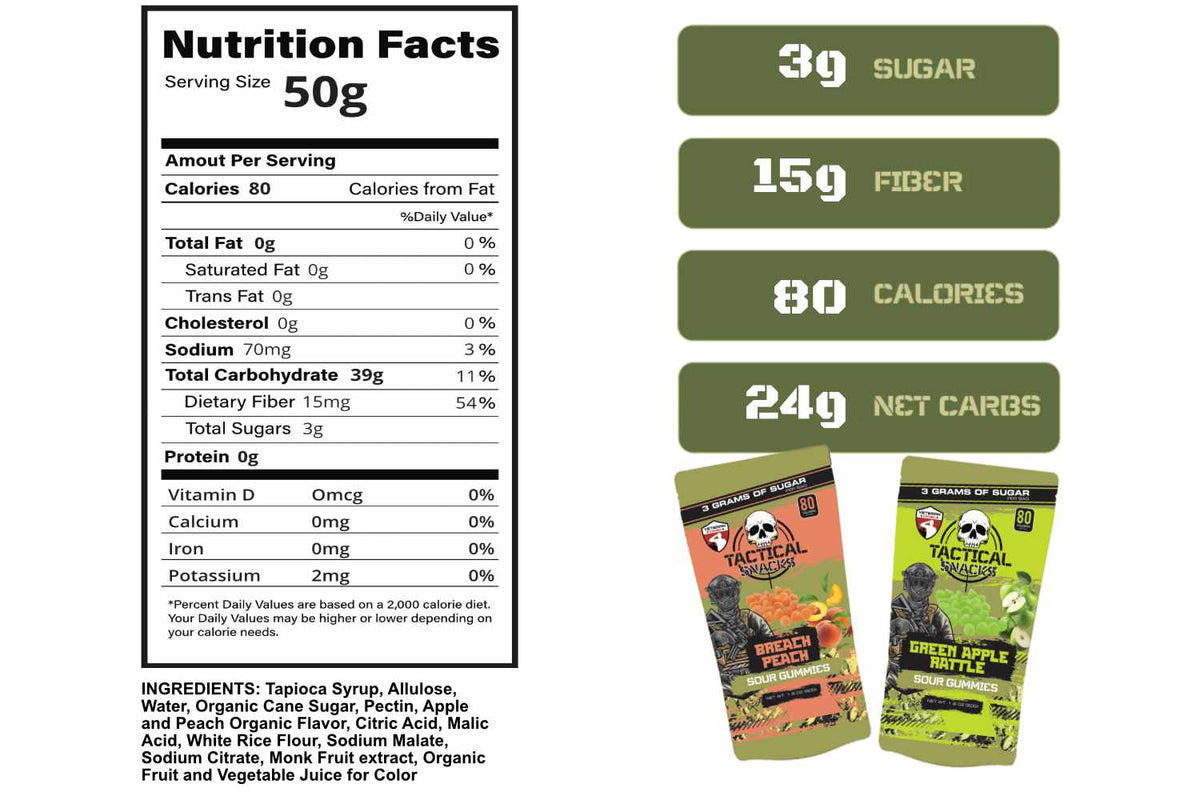 Tactical Snacks Strawberry+Apple Bundle Pack