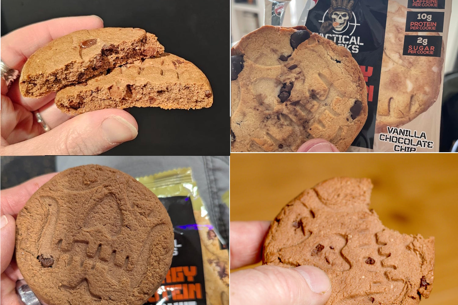 Double Chocolate Chip Cookie close up