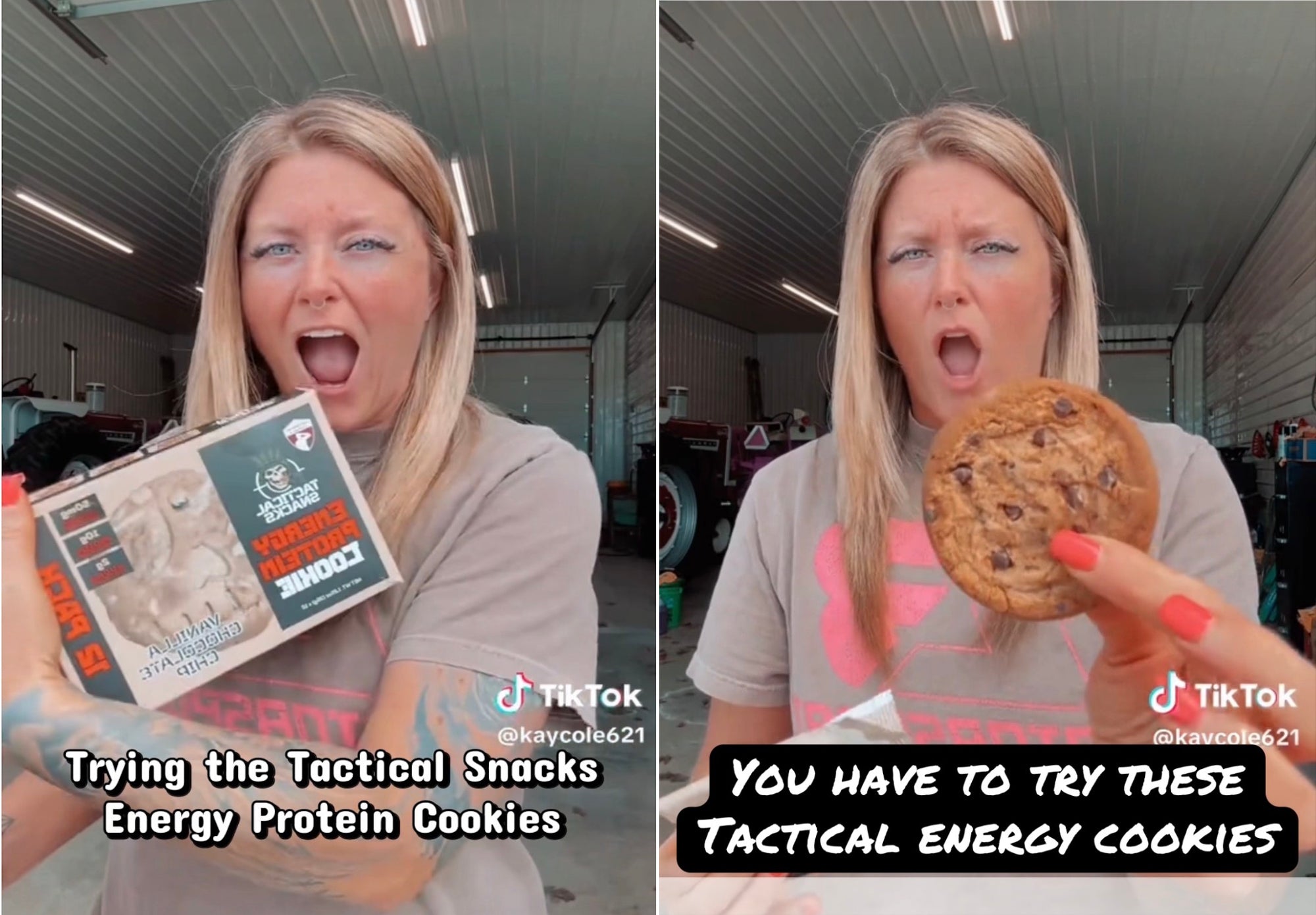 Tactical Snacks Cookie lineup