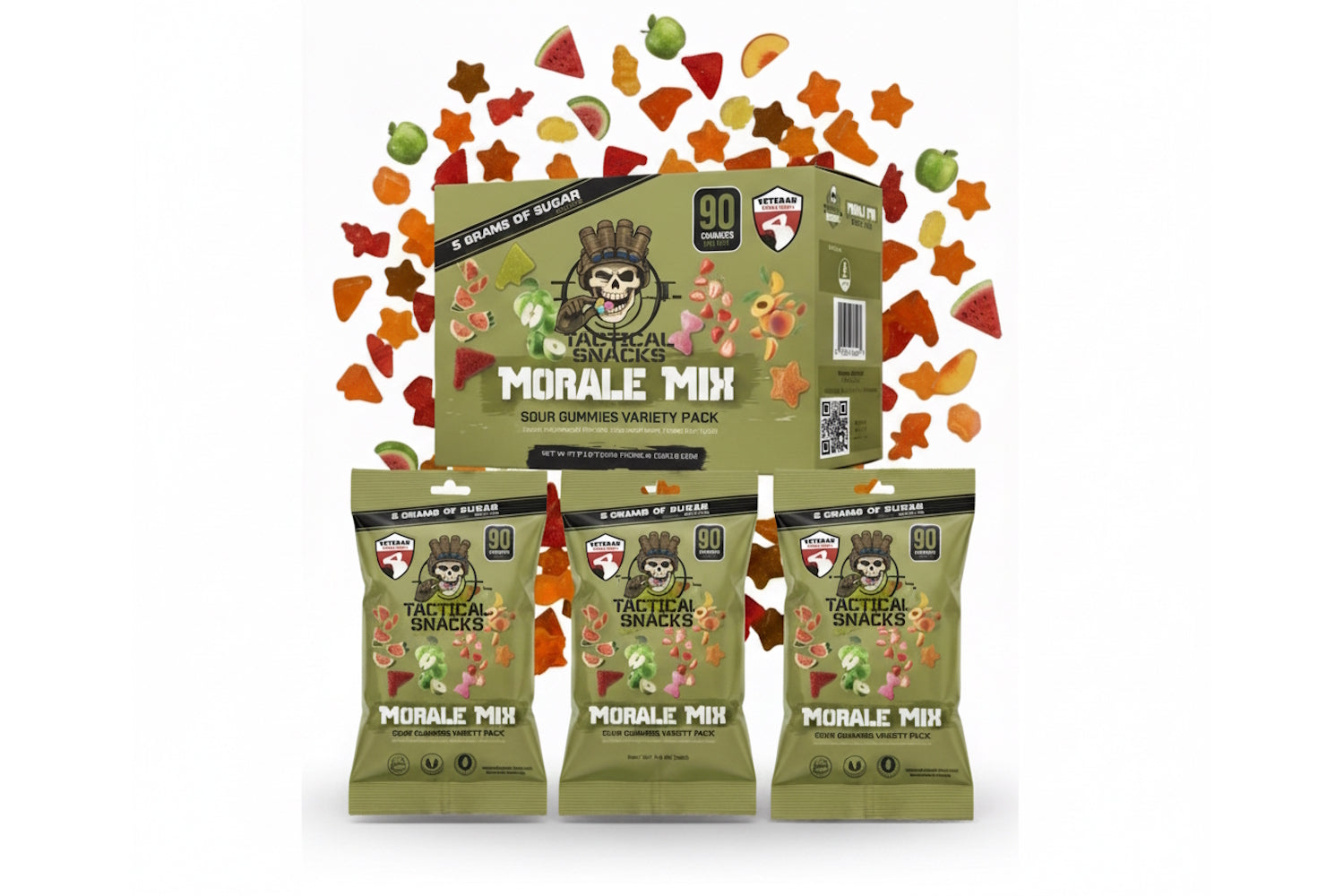 Tactical Snacks Morale Mix — All 4 Flavors