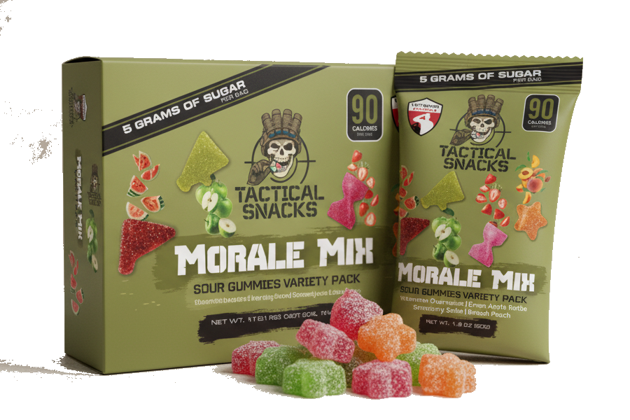 Tactical Snacks Gummy Candy Morale Mix (4 Flavors)