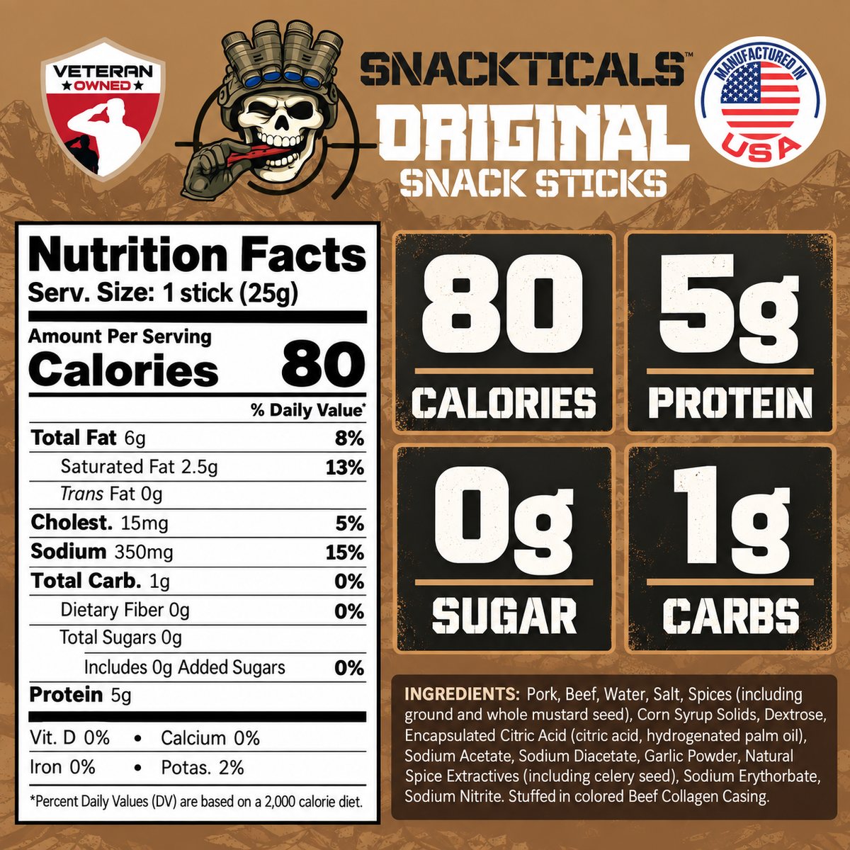 Snackticals Original Snack Sticks