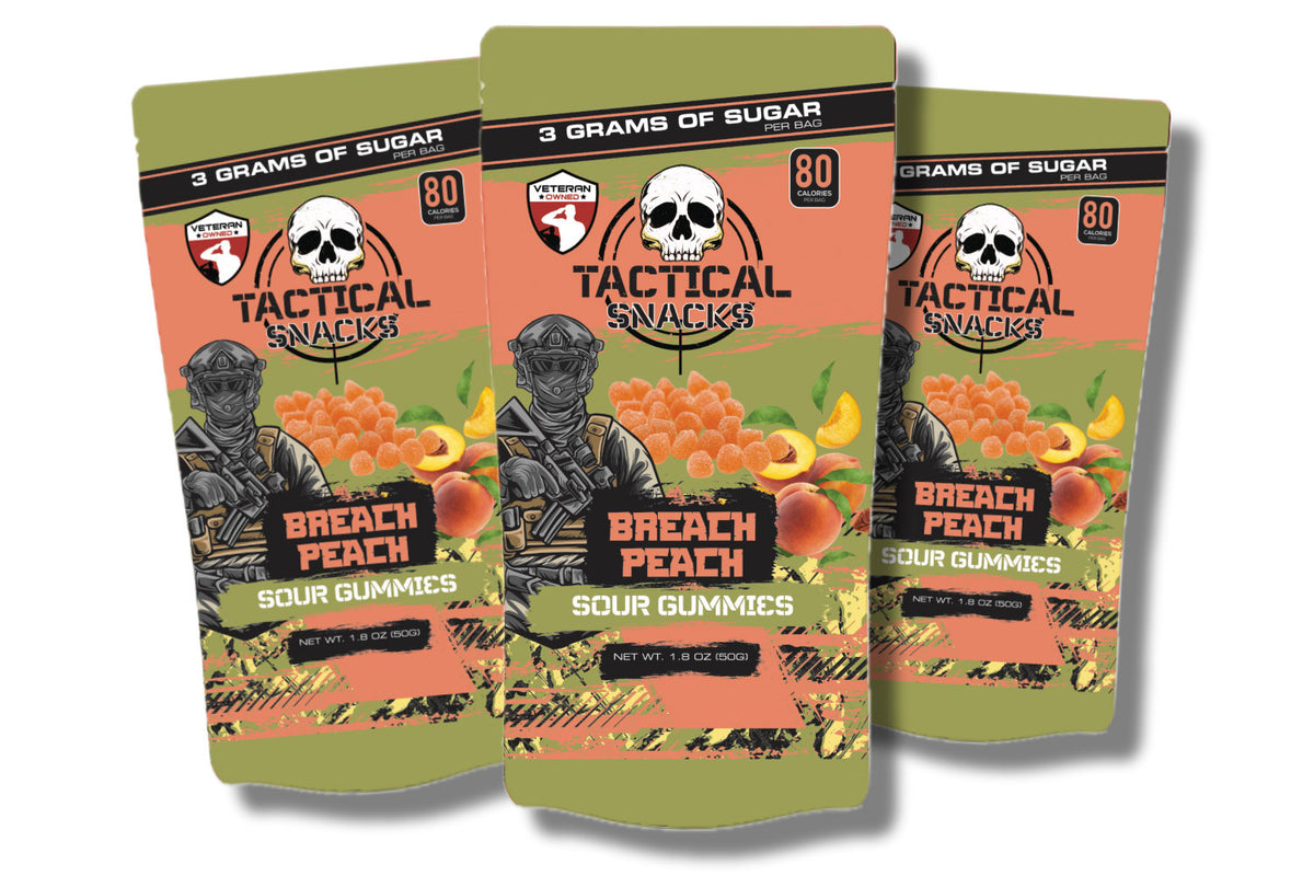 Tactical Snacks Breach Peach Gummy Candy