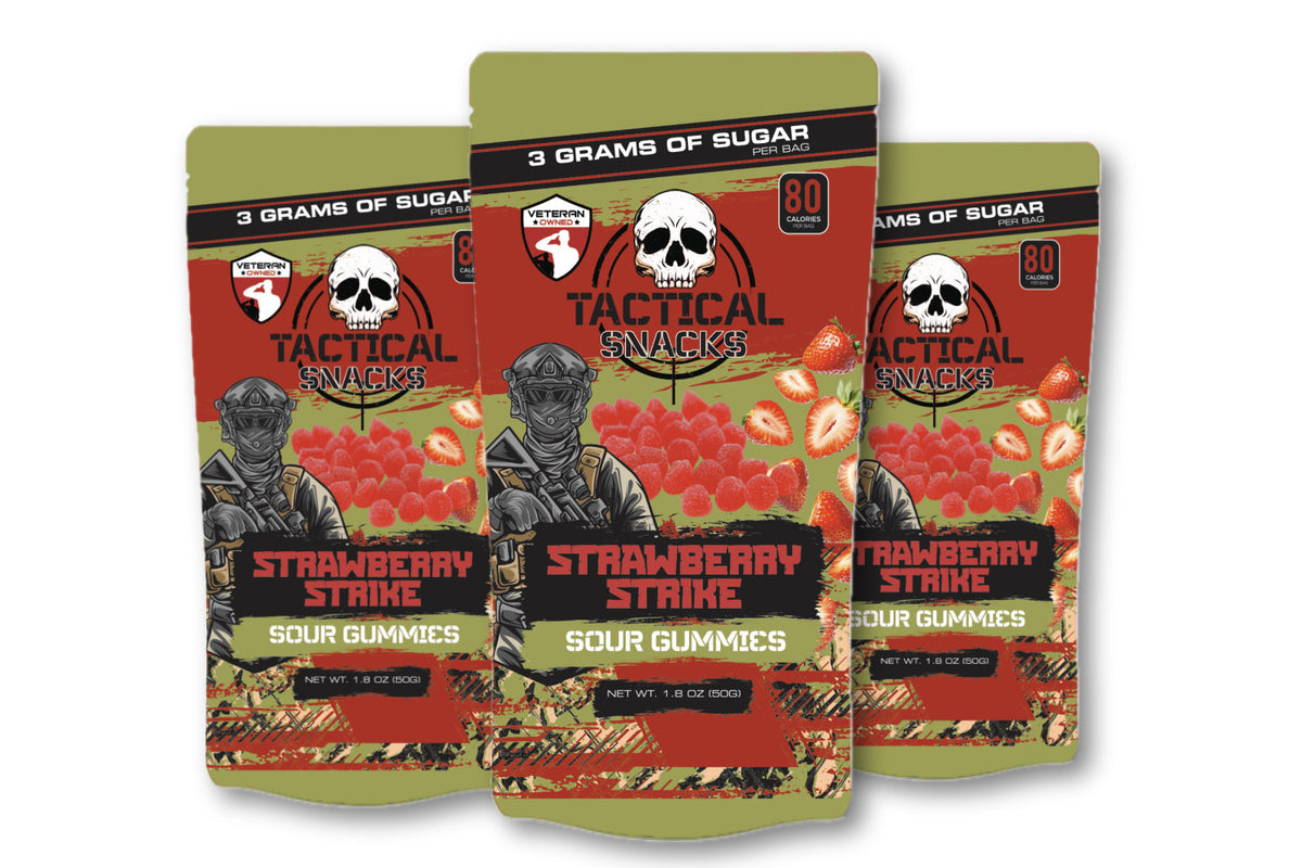 Tactical Snacks Strawberry Strike Gummy Candy