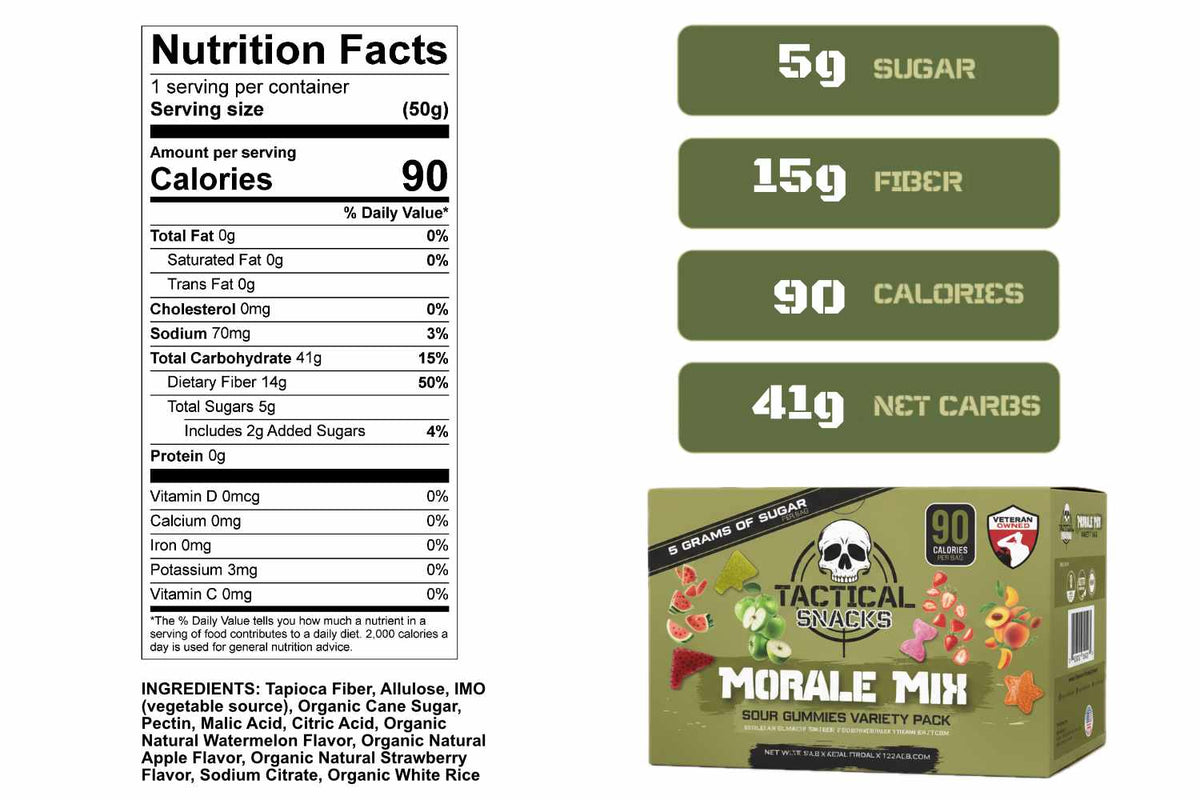 Tactical Snacks Gummy Candy Morale Mix (4 Flavors)