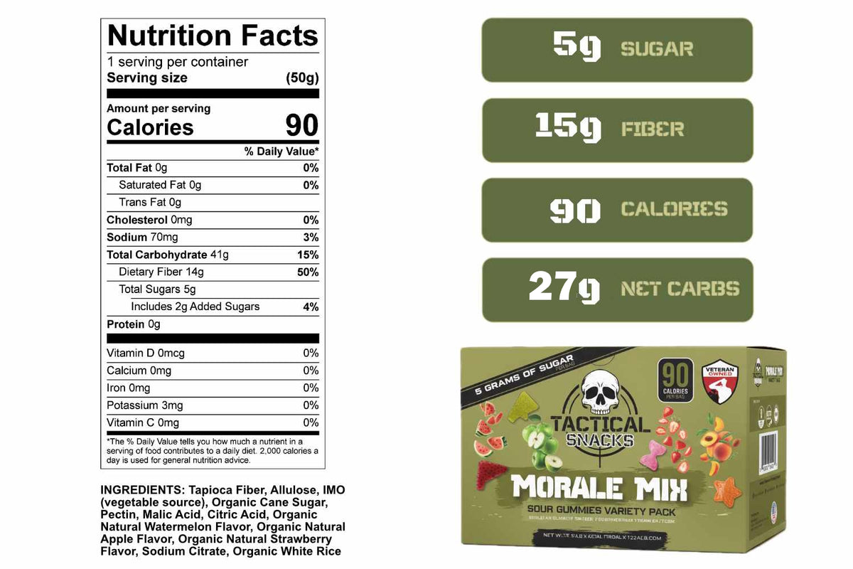 Tactical Snacks Gummy Candy Morale Mix (4 Flavors)